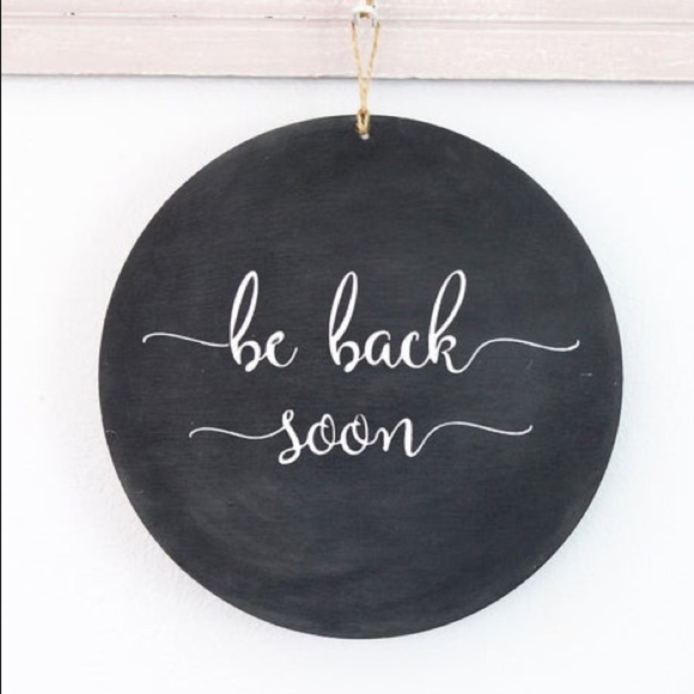 We’ll be back soon!